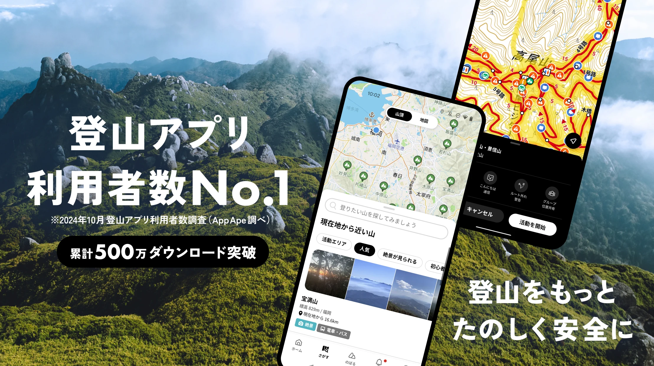 YAMAP -Social Trekking GPS App screenshot